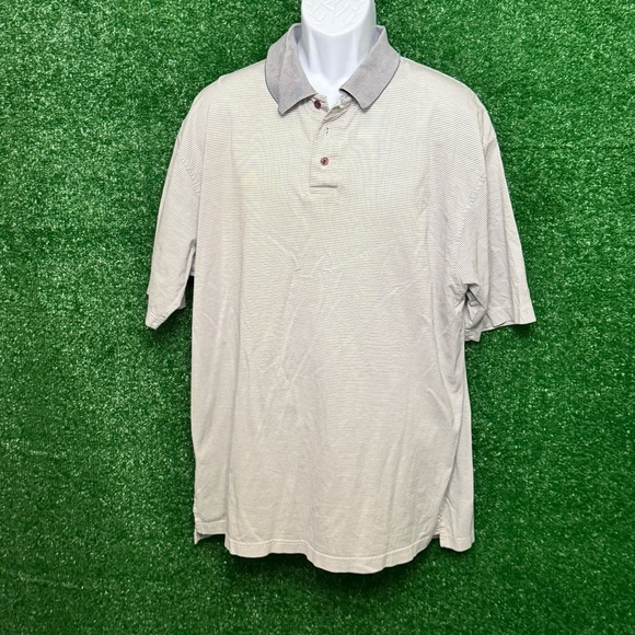 TEHAMA Gray Polo Shirt Classic Design - Picture 1 of 4